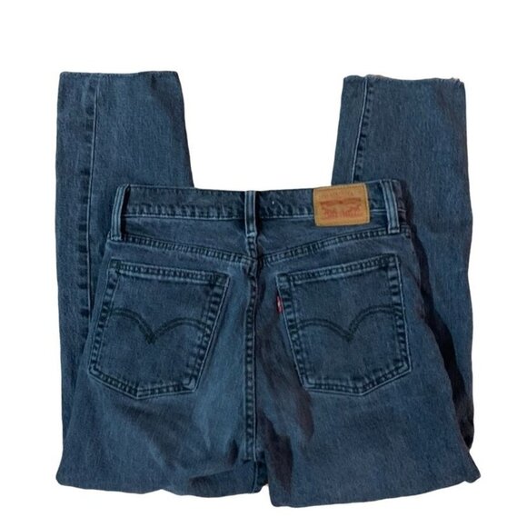 Levi's Wedgie Straight Black Jeans | Sz 27 - Picture 2 of 4